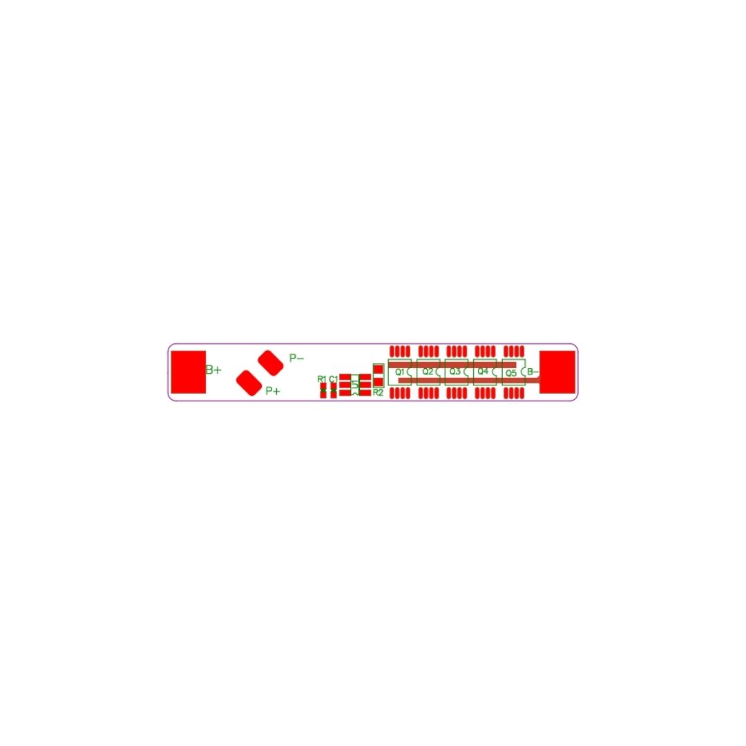 BMS 1S 4A Battery Management System LifePo4 3,2V 4000 mAh